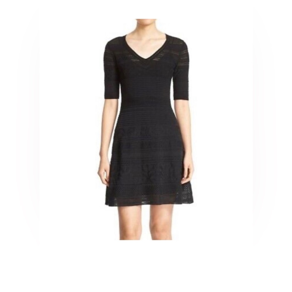 Missoni M fit and flare black dress. Size 40/4